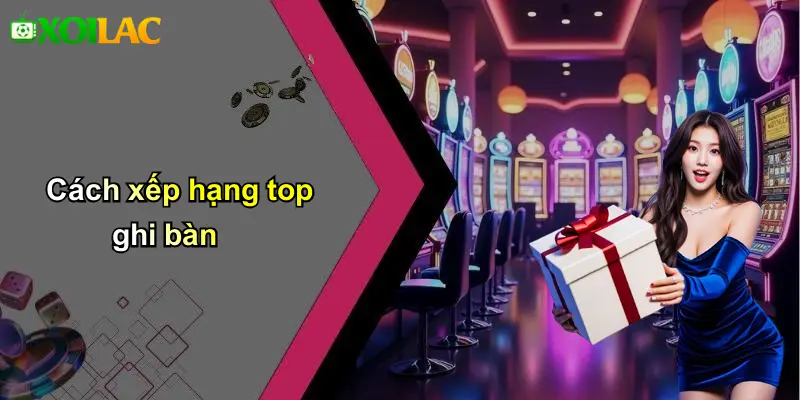 Cách xếp hạng top ghi bàn