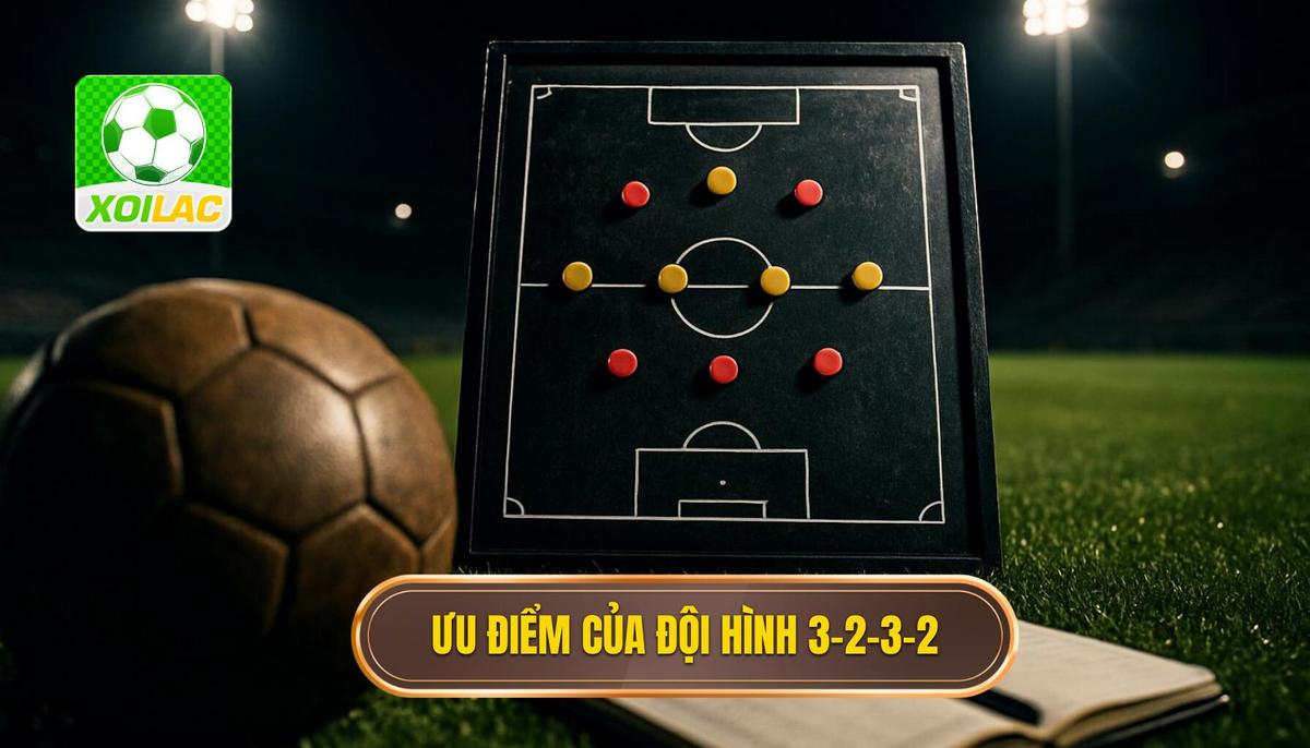 Ưu điểm vượt trội của đội hình 3-2-3-2