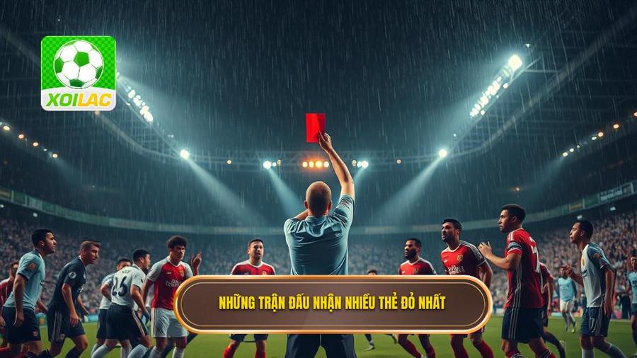2. Những trận đấu nhận nhiều thẻ đỏ nhất