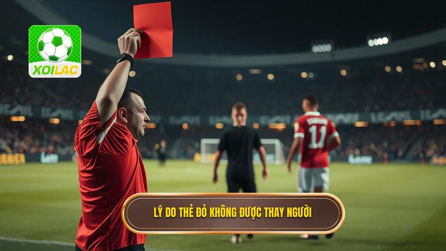 3. Lý do thẻ đỏ không được thay người