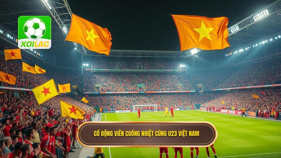 Cổ động viên cuồng nhiệt cùng U23 Việt Nam
