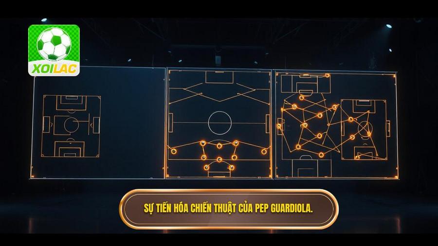 2. Sự tiến hóa chiến thuật của Pep Guardiola.